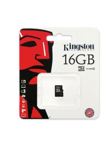 KINGSTON TARJETA MICRO SD SDC4/16GBSP SIN ADAPTADOR Kingston Technology - 1
