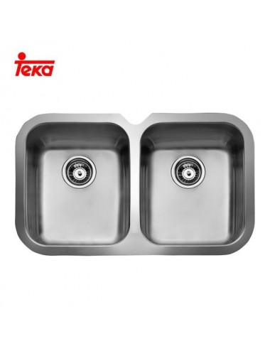 Teka BE 2C 765 Lavabo sobre-encimera Rectangular Acero inoxidable Teka - 1