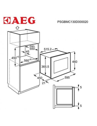 Microondas AEG MSB2548C-M AEG - 2