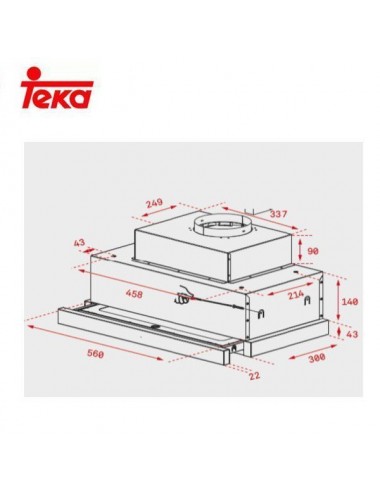Teka Campana Telescópica CNL6815PLUS 60cm Inox 730m3/h Clase A Teka - 2