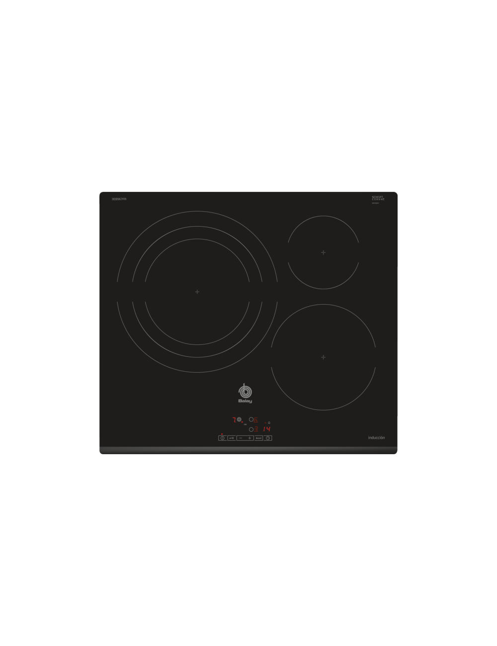 Balay Encimera Inducción 3EB967FR 3 Zonas 60cm Balay - 1