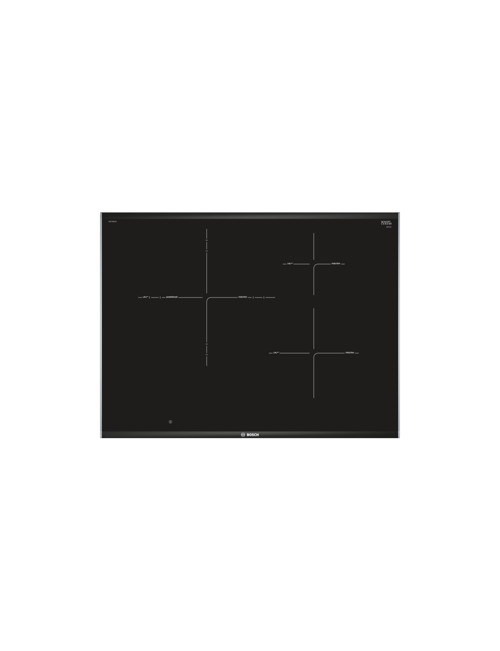 Bosch Serie 8 PID775DC1E hobs Negro Integrado Con placa de inducción 3 zona(s) Bosch - 1