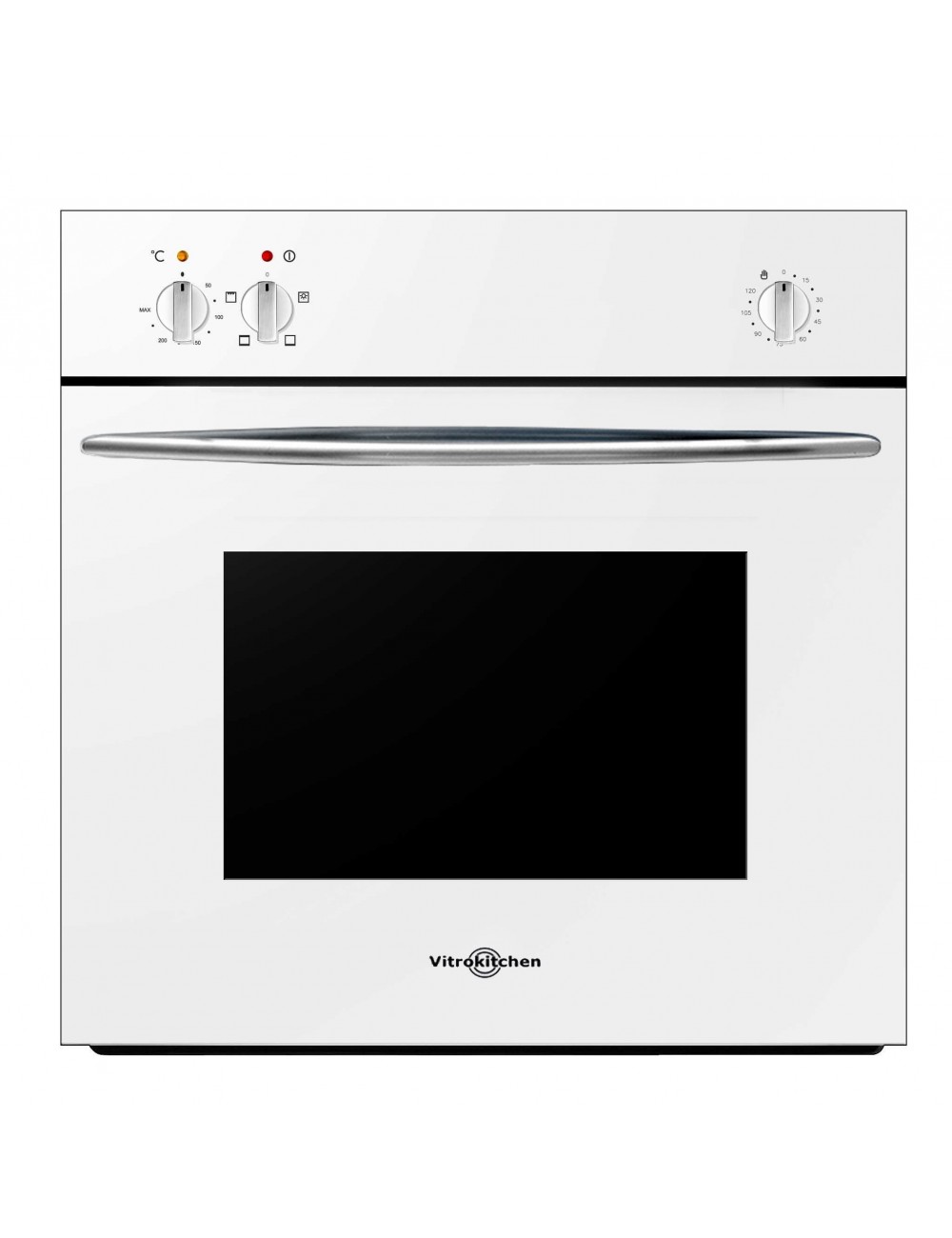 Vitrokitchen Horno HG6BN Gas Natural Blanco 50L Grill Vitrokitchen - 1