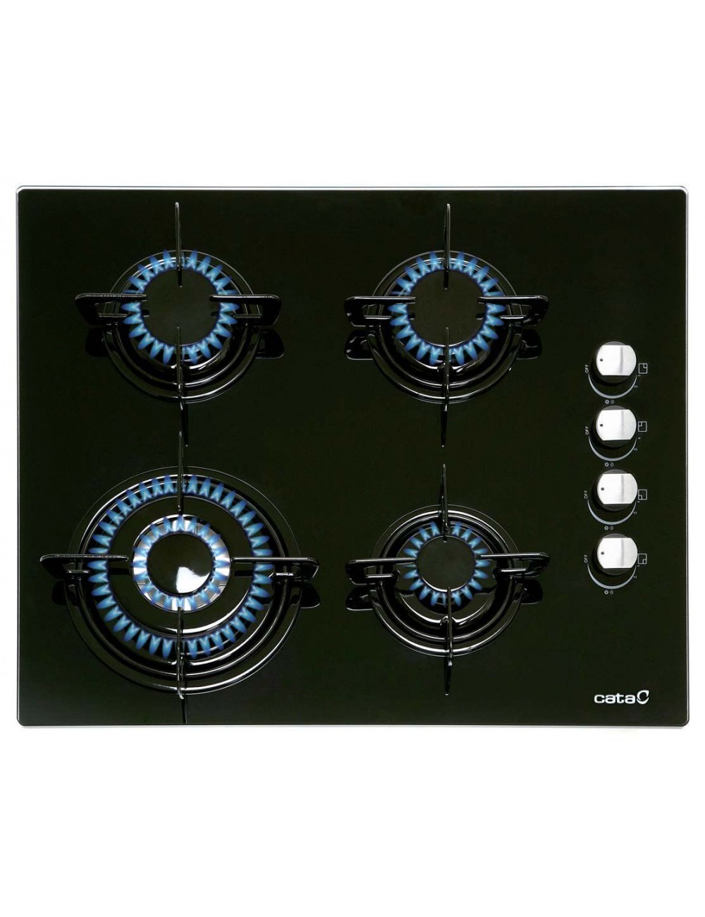 Encimera cristal gas CATA CI 631 BK Encimera cristal gas CATA CI 631 BK
