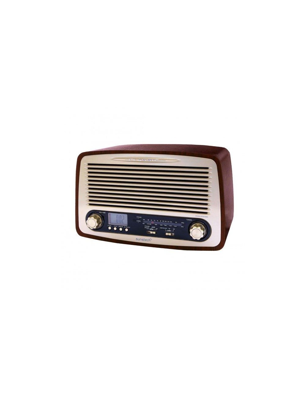 SUNSTECH RADIO RETRO RPR-4000WD PEGASO S/D+USB RED. Sunstech - 1