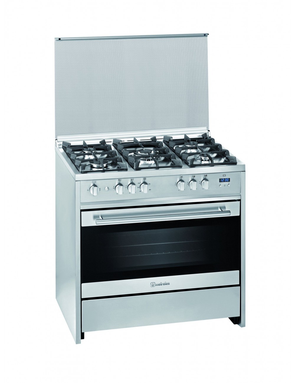 Meireles Cocina G911X Gas Butano Inox 5 Fuegos Horno Gas Meireles - 1 Meireles Cocina G911X Gas Butano Inox 5 Fuegos Horno Gas Meireles - 1