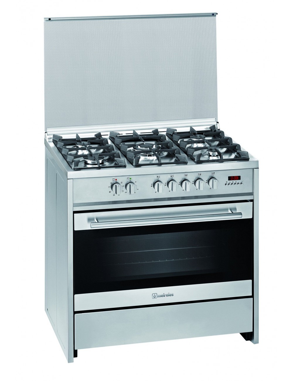Meireles Cocina E910X Gas Natural Inox 5 Fuegos Horno Eléctrico Meireles - 1 Meireles Cocina E910X Gas Natural Inox 5 Fuegos Horno Eléctrico Meireles - 1