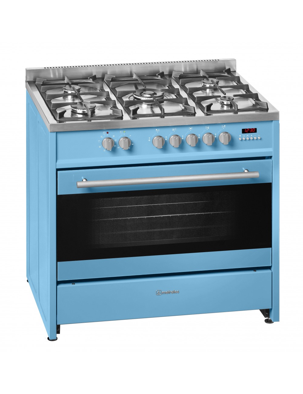 Meireles Cocina E911PB Gas Natural Celeste 5 Fuegos Horno Eléctrico Meireles - 1 Meireles Cocina E911PB Gas Natural Celeste 5 Fuegos Horno Eléctrico Meireles - 1