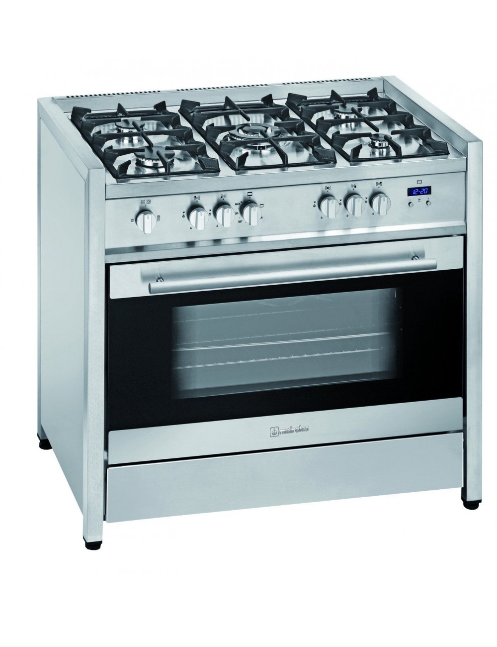 Meireles Cocina G110X Gas Butano Inox 5 Fuegos Meireles - 1