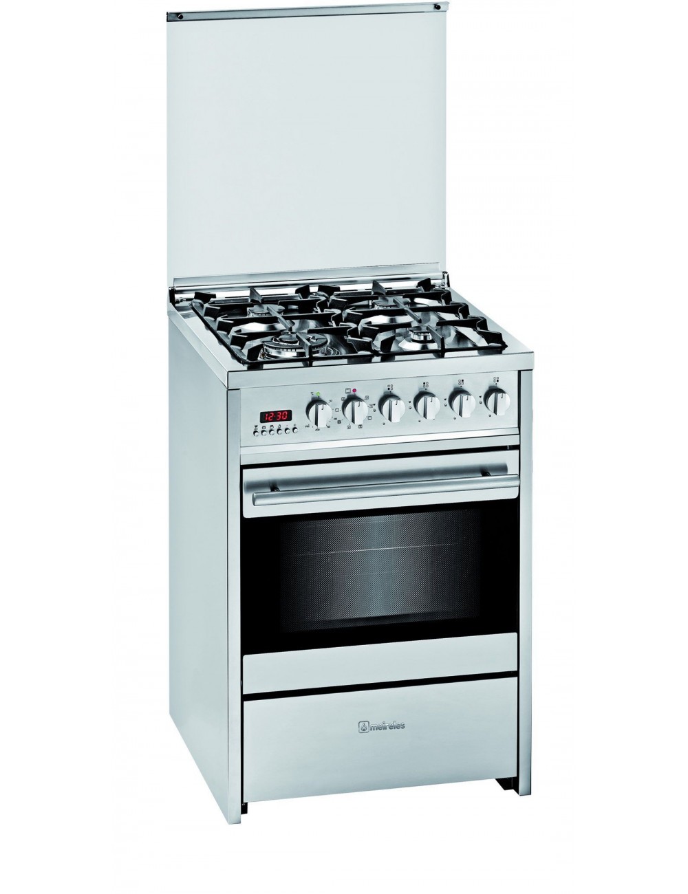 Meireles Cocina E610X Gas Natural Inox 4 Fuegos Meireles - 1