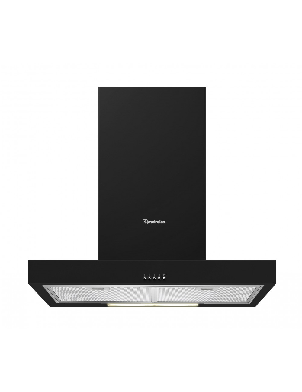 Meireles Campana Decorativa MEP291BL 90cm Negra 560m3/h Clase C Meireles - 1 Meireles Campana Decorativa MEP291BL 90cm Negra 560m3/h Clase C Meireles - 1