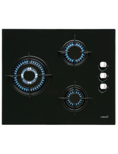 Encimera cristal gas CATA CI 6021 BK