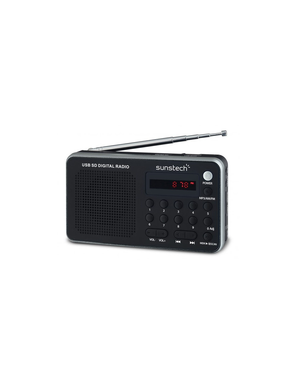 Radio portátil digital SUNSTECH RPDS32SL