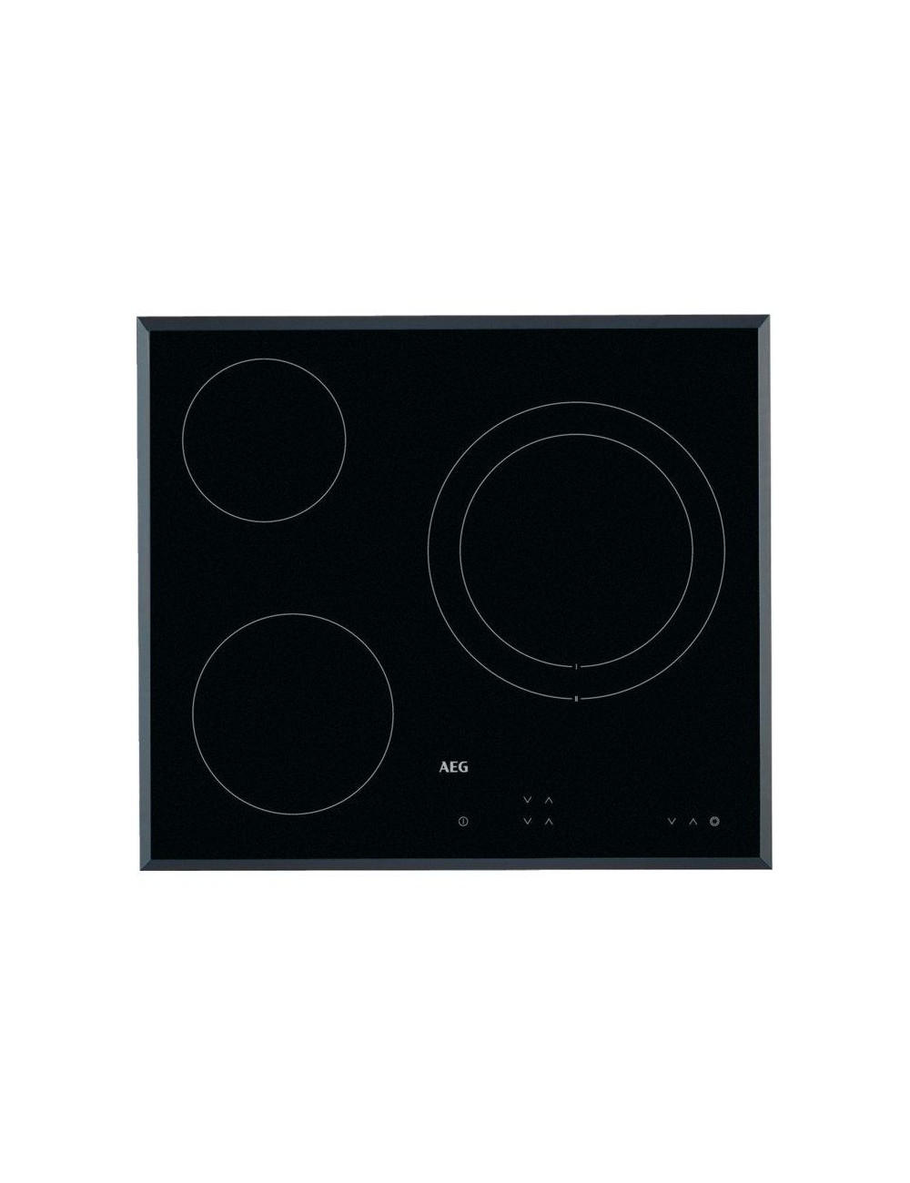 Aeg Encimera Vitrocerámica HK623021FB 3 Zonas 60cm Biselada AEG - 1