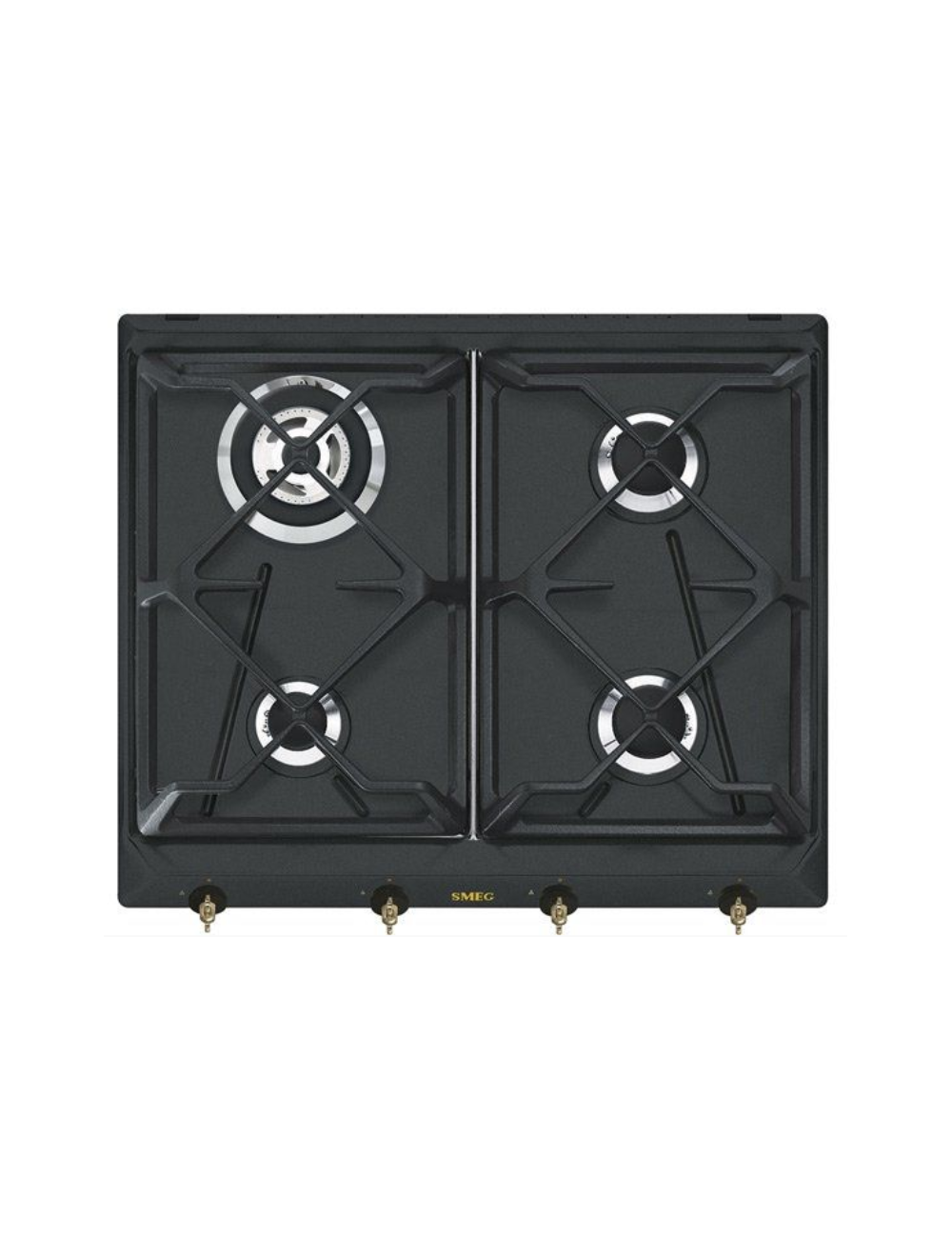 Smeg Encimera Gas SRV864AOGH 4 Fuegos Antracita 60cm Smeg - 1 Smeg Encimera Gas SRV864AOGH 4 Fuegos Antracita 60cm Smeg - 1