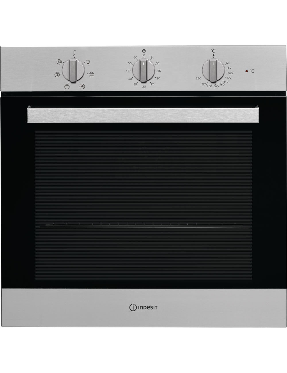 Indesit Horno IFW6530IX Multufunción Inox 66L Cristal Extraible Clase A+ Indesit - 1