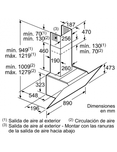 Campana decorativa BALAY 3BC598GG
