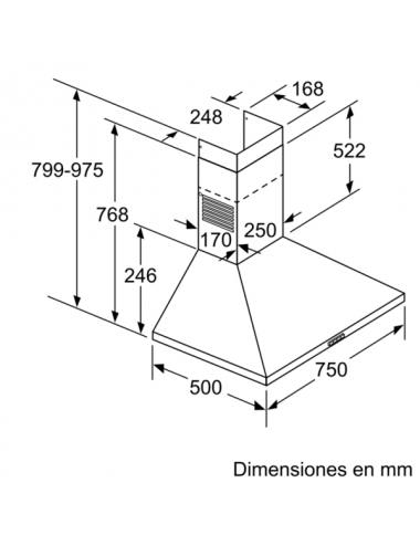 Campana decorativa BALAY 3BC676MX