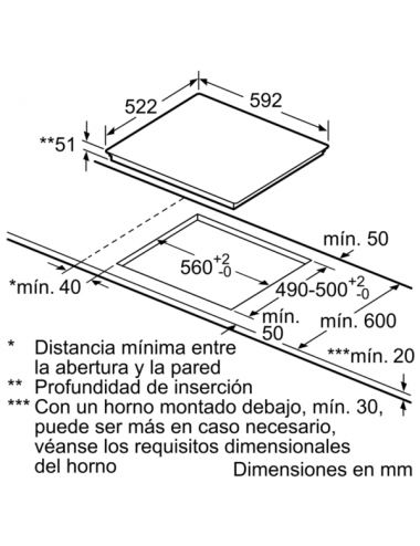 Placa inducción BALAY 3EB967AU