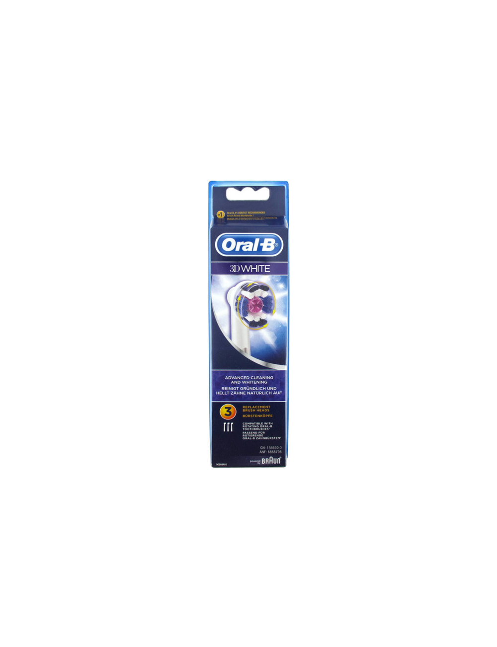 Recambio cepillo dental Oral-B 3D White EB18-3 Recambio cepillo dental Oral-B 3D White EB18-3