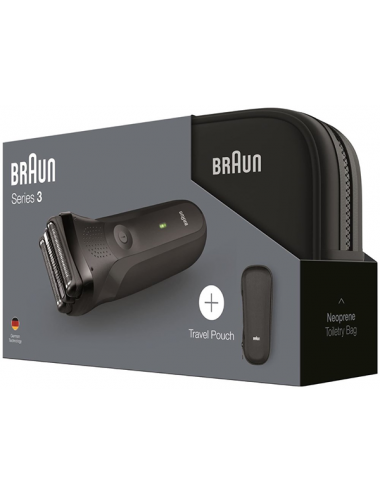Braun Series 3 300s Máquina de afeitar de láminas Recortadora Negro Braun - 1