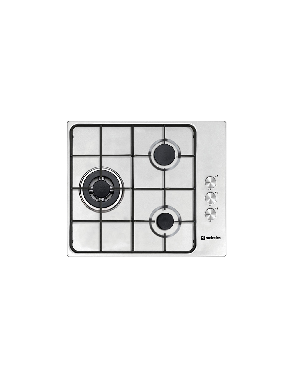 Meireles Encimera Gas MG3630X 3 Fuegos Inox 60cm Gas Butano Meireles - 1 Meireles Encimera Gas MG3630X 3 Fuegos Inox 60cm Gas Butano Meireles - 1