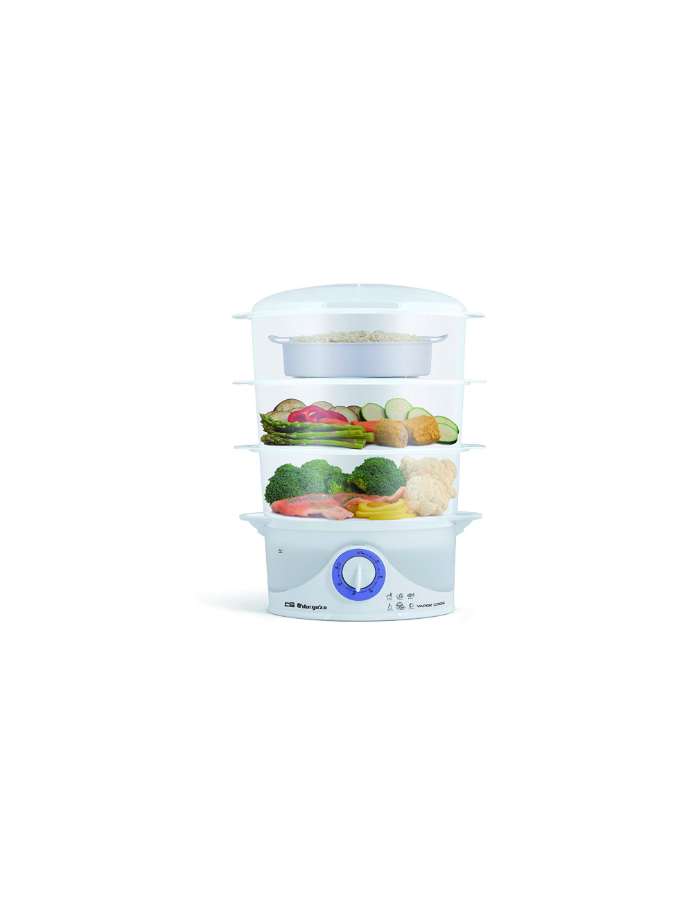 Cocedor al vapor ORBEGOZO CO4015