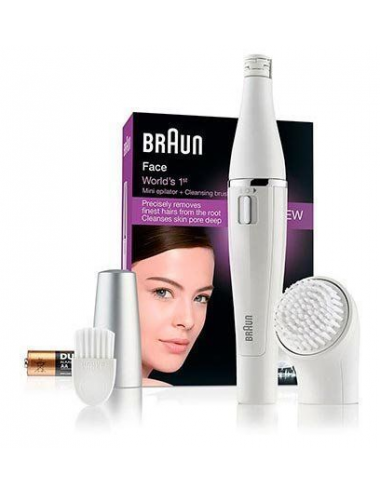 Depiladora facial BRAUN FACE 810 + Cepillo limpieza facial