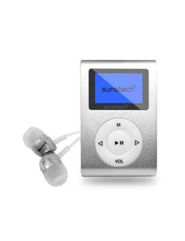 SUNSTECH REPRODUCTOR MP3 DEDALO III 4GB 1.1" SILVER Sunstech - 1