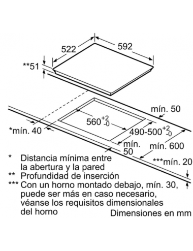 Balay Encimera Inducción 3EB965LR 3 Zonas 60cm Balay - 2