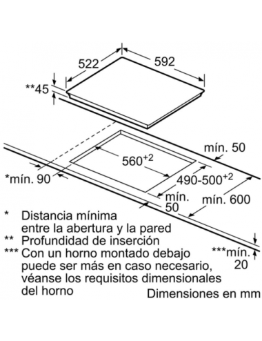 Balay Encimera Vitrocerámica 3EB714LR 3 Zonas 60cm Marco Inox Balay - 2