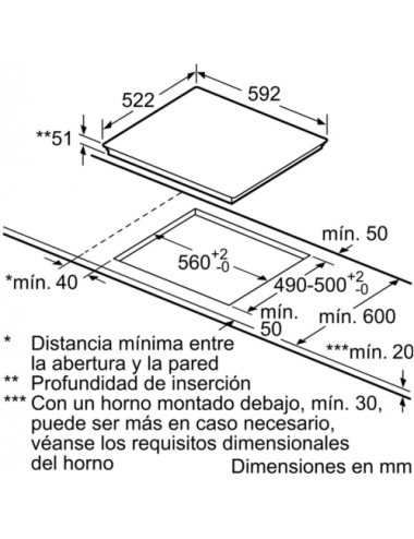 Balay Encimera Inducción 3EB967FR 3 Zonas 60cm Balay - 2