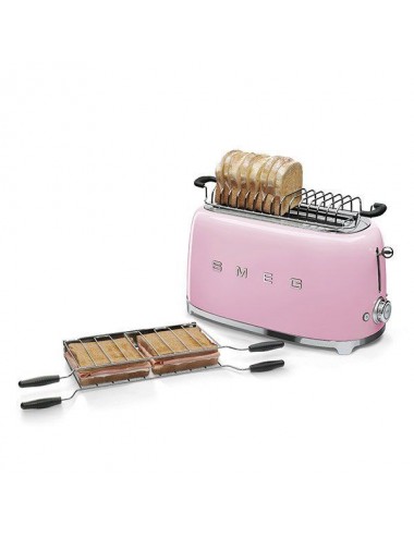 Tostador vintage SMEG TSF02PKEU rosa