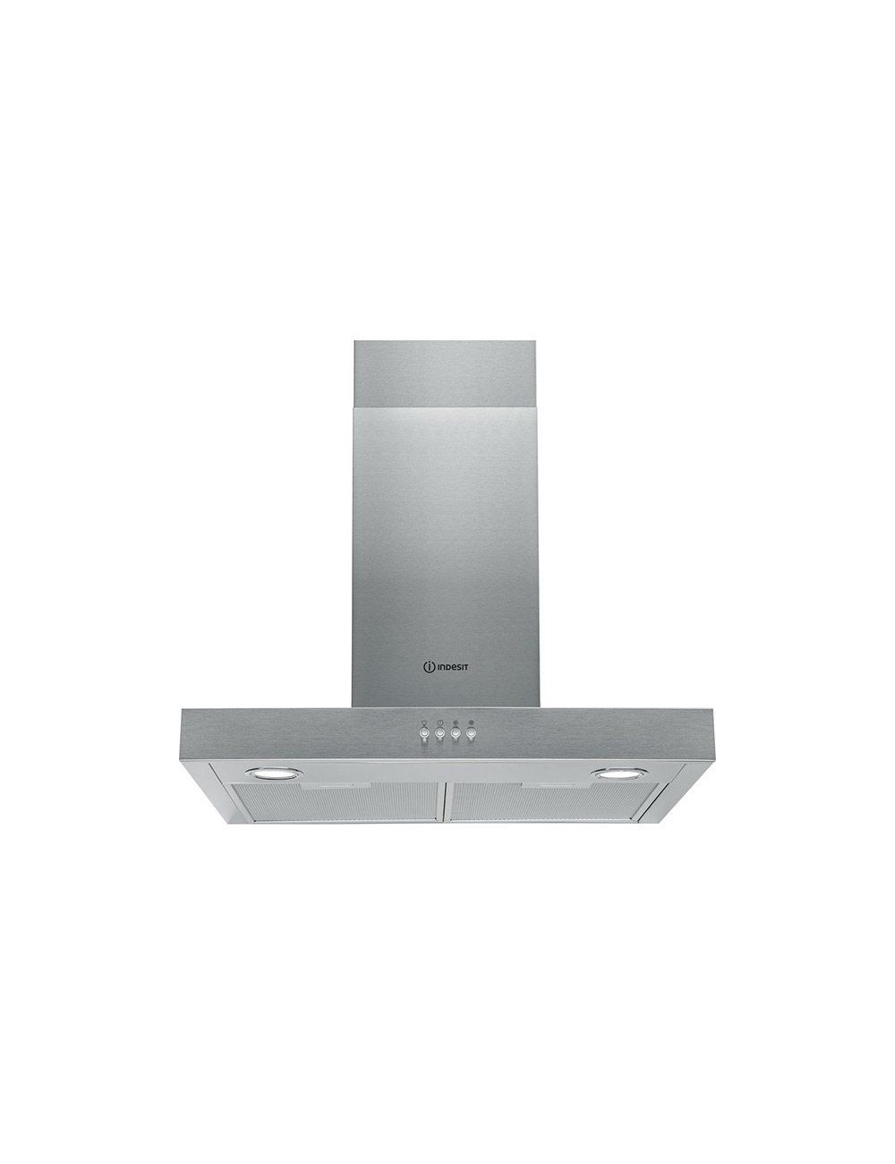 Indesit Campana Decorativa IHBS65LMX 60cm Inox 432m3/h Clase D Indesit - 1