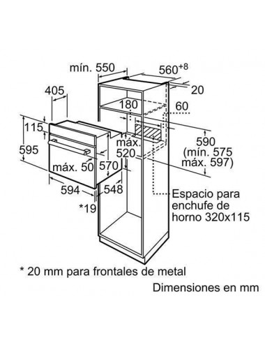 Horno multifunción BALAY 3HB2031X0