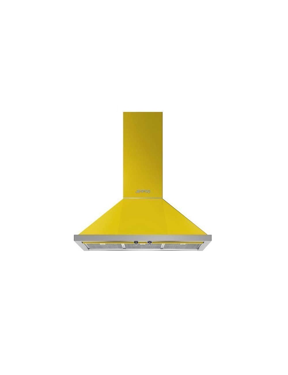 Smeg Campana Decorativa KPF9YW 90cm Amarilla 815m3/h Clase A+ Smeg - 1