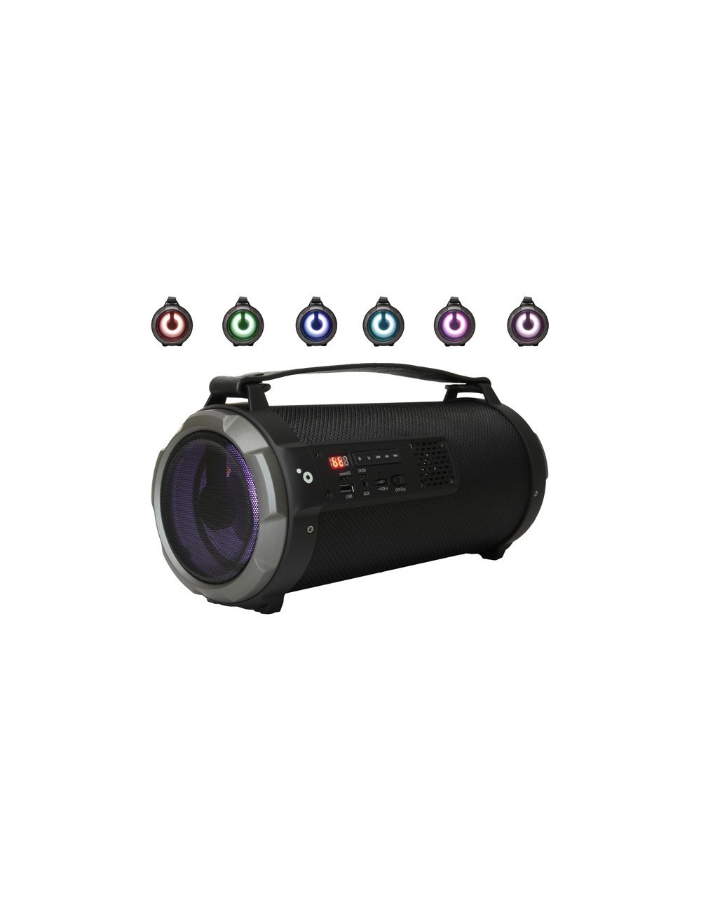 SUNSTECH ALTAVOZ MUSCLECAPSULEBK1 BAZOOKA 11,5w. NEGRO. Sunstech - 1