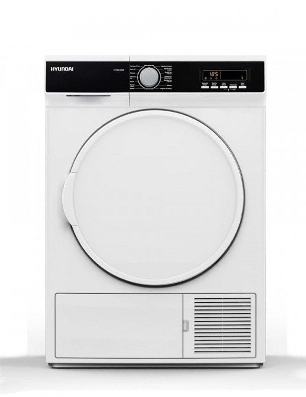 Secadora Bomba Calor HYUNDAI HYSEBC8SHB 8kg A++ Hyundai - 1
