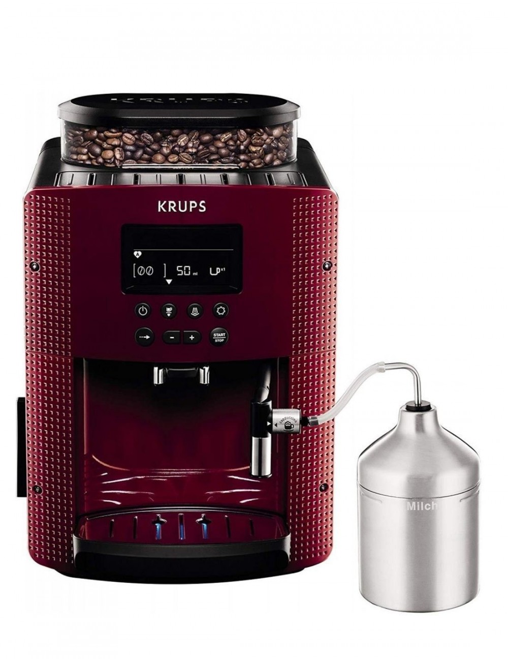 KRUPS CAFETERA EA816570 SUPERAUTOMATICA COMPACTA ROJA Krups - 1 KRUPS CAFETERA EA816570 SUPERAUTOMATICA COMPACTA ROJA Krups - 1