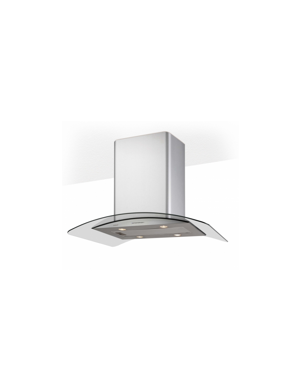 Campana Isla Cata Gamma 90cm Inox Cristal