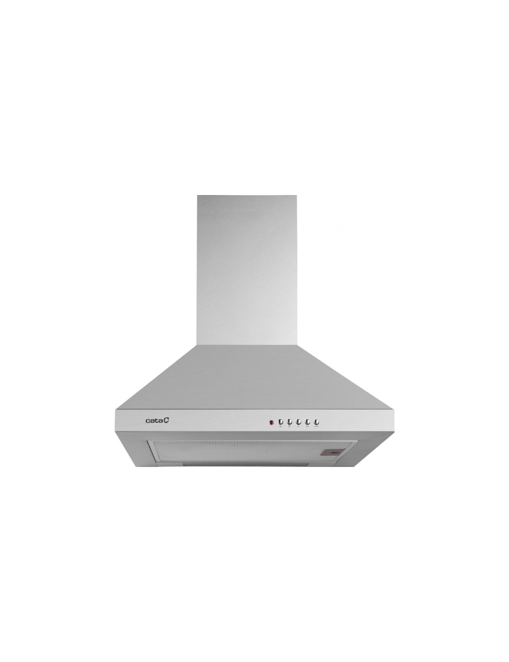 Campana Decorativa Cata V 500 X Inox 50cm Piramidal 420m3h