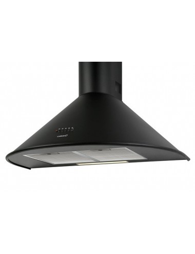 Campana Decorativa Cata Q 900 BK Negra 90cm Piramidal 645 m³/h