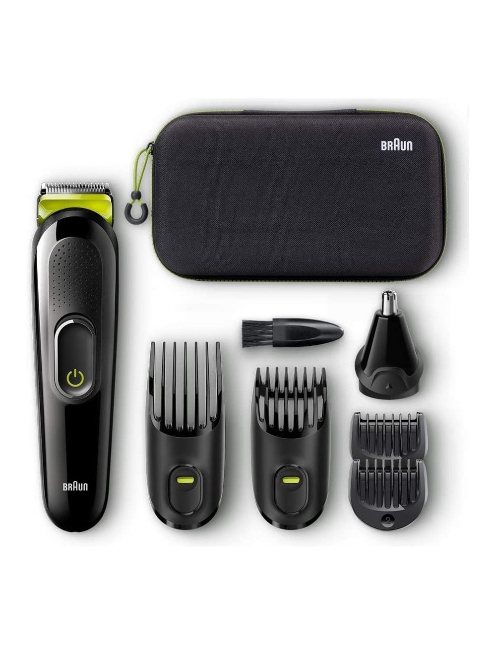 Braun Multigroomer 81703322 depiladora para la barba Negro, Verde Braun - 1