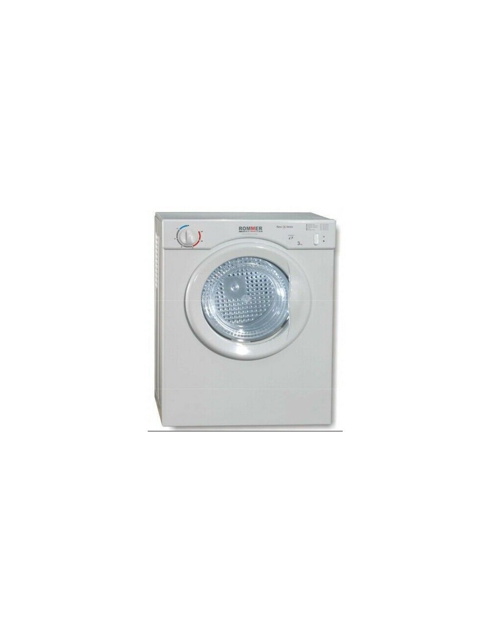 Rommer Secadora Evacuación SECATRES PLUS 3kg Blanca Display Digital Rommer - 1
