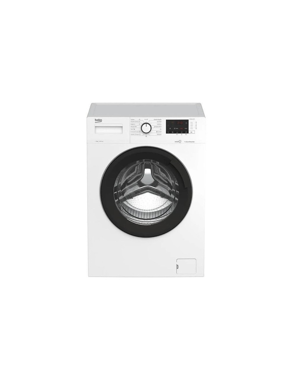 Beko Lavadora Carga Frontal WTA8612XSWR 8kg Blanca 1200 Rpm Función Vapor Clase C Beko - 1