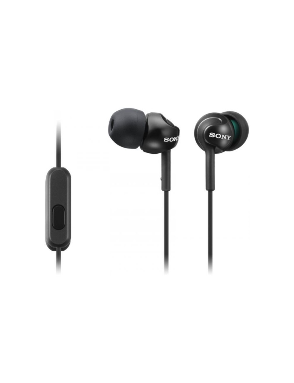 SONY AURICULAR MDR-EX110APB NEGRO BOTON CON MICRO Sony - 1