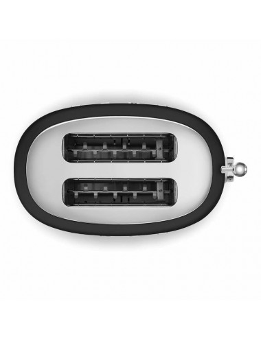 NUEVO! Tostador vintage Smeg TSF01BLMEU Negro Mate Años 50 Style 2 rebanadas