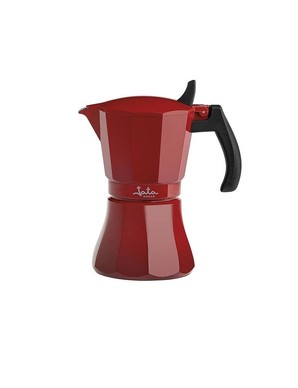 JATA CAFETERA HCAF-2009 ROJA 9 TAZAS INDUCCION VULCANO Jata - 1