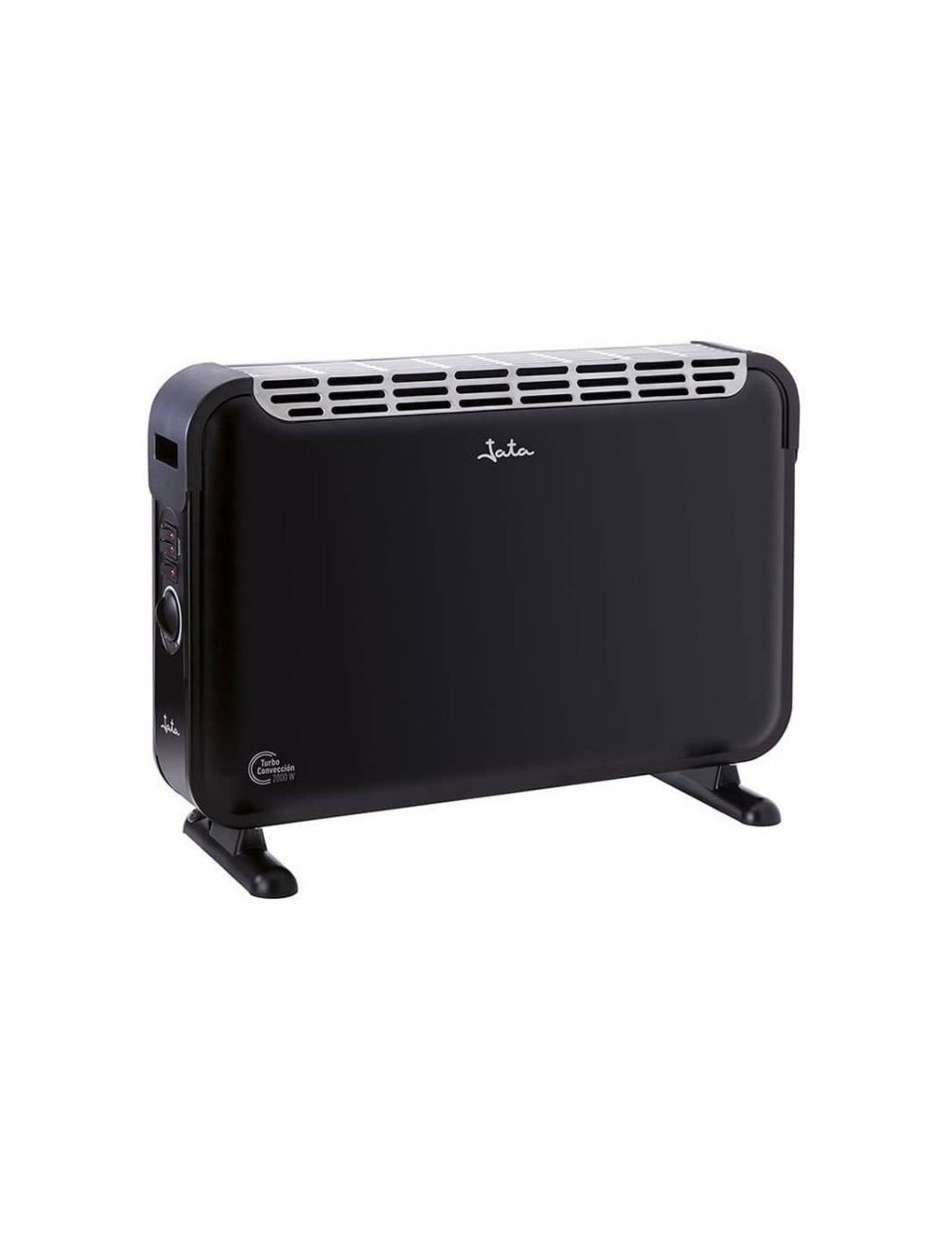 Convector Jata C214T 2000W Turbo Negro 3 potencias Convector Jata C214T 2000W Turbo Negro 3 potencias