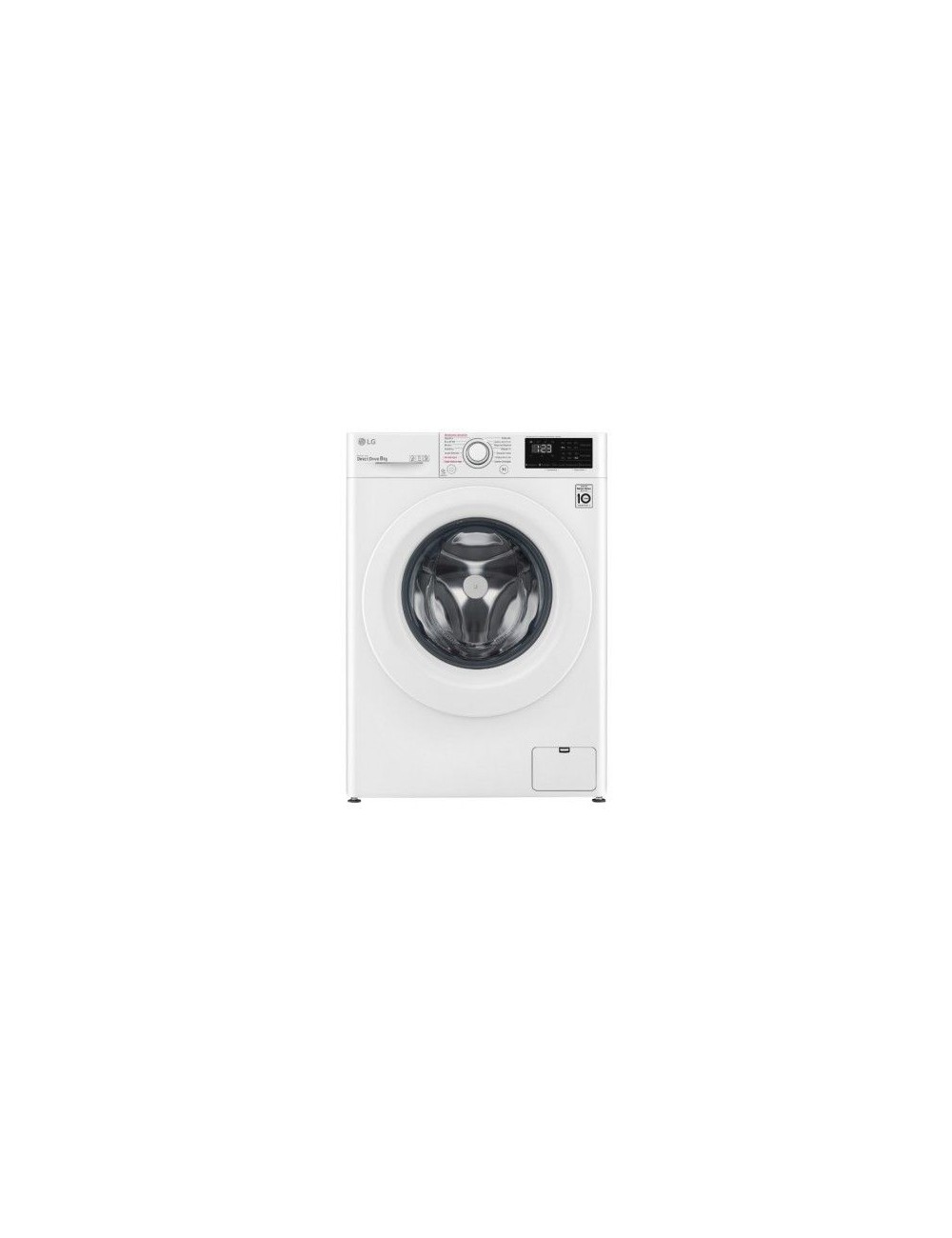 Lg Lavadora Carga Frontal F4WV3009S3W 9kg Blanca 1400 Rpm Función Vapor Clase B LG - 1